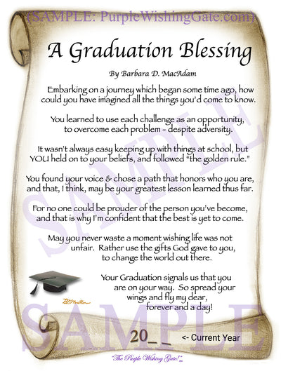 A Graduation Blessing