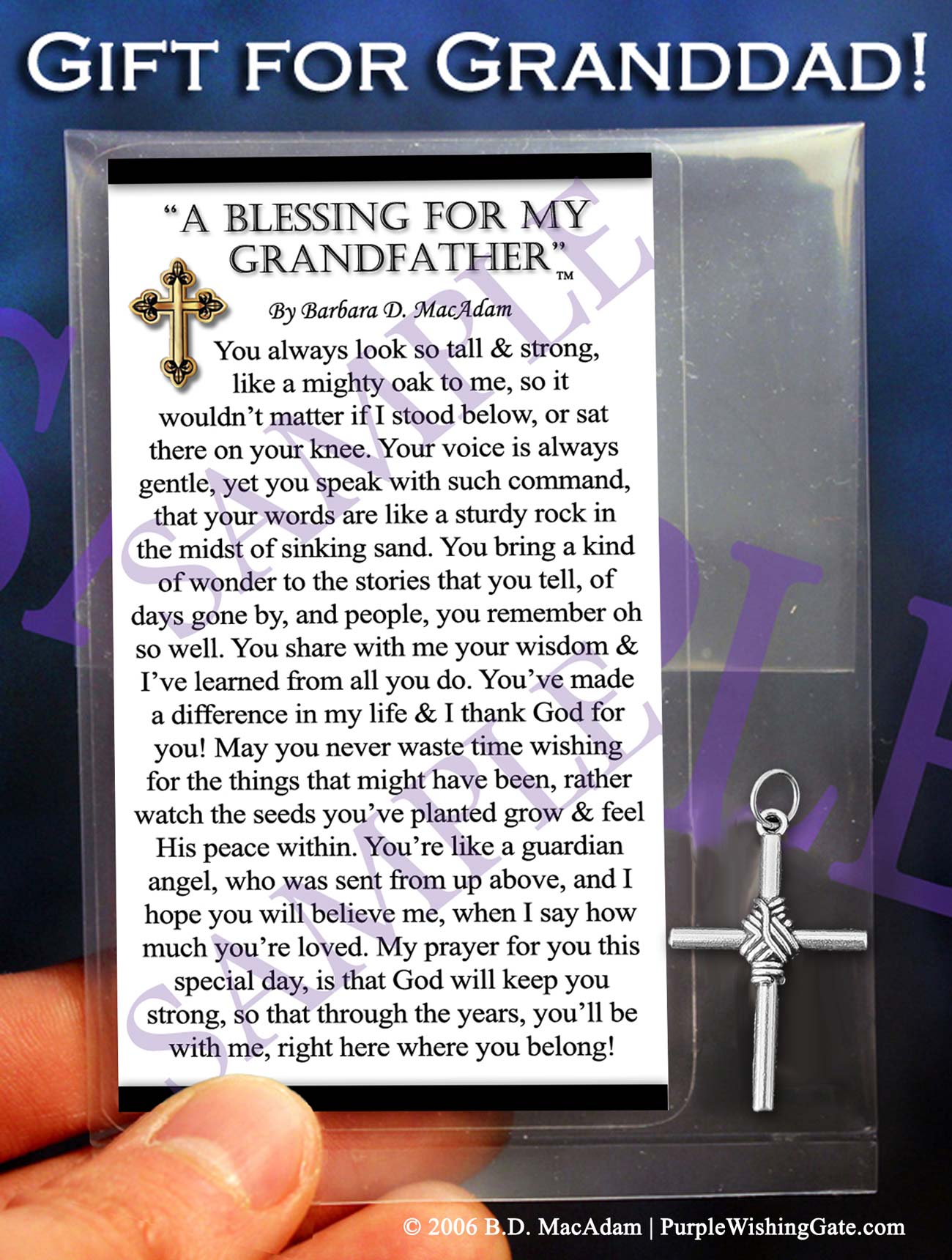 
              A Pocket Blessing for Grandfather | Pocket Blessing | PurpleWishingGate.com
                
        	