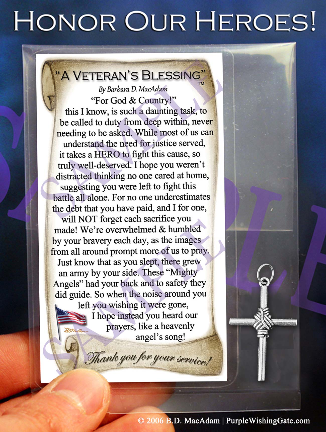 
              A Veteran&#39;s Pocket Blessing | Pocket Blessing | PurpleWishingGate.com
                
        	